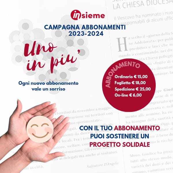 Uno in più, sostieni la campagna solidale di Insieme